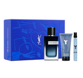 Yves Saint Laurent YSL Y 3PCS Gift Set - 100ML EDP Spray + 50ML Shower Gel + 10ML Fragrance Pen (Men)